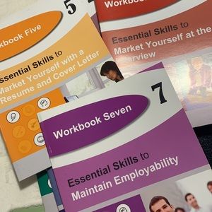 SALE!! 7 books Essential skills workbooks NEW not closet clearout eligible